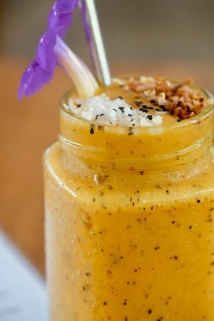 Smoothies at Hey Mama in Mirissa