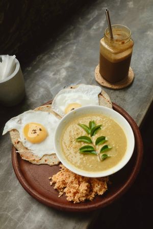 Coconut roti at Hey Mama in Mirissa