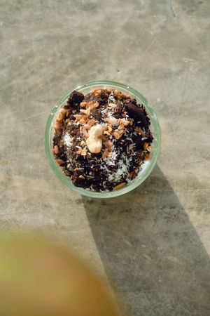 Nutty ice-cream cup at Hey Mama in Mirissa