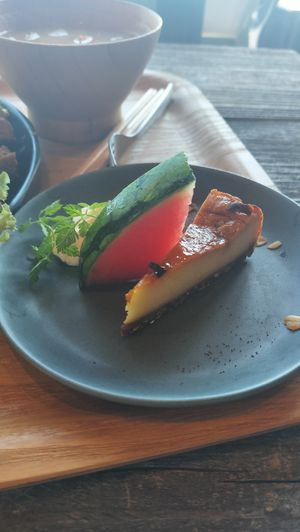 Cheesecake at AUWA in Hyogo