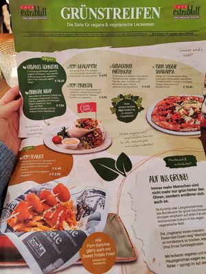 Vege Menu at Cafe Extrablatt - Am Marstall in Hannover