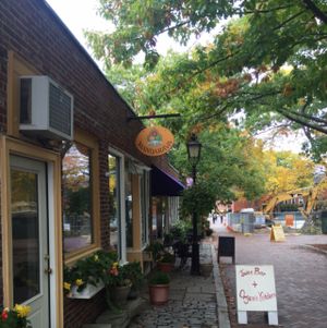 front sign at Mandarava in Newburyport