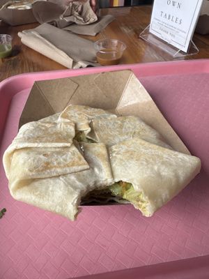 Regular vegan Crunchwrap   at Happy's Taco Shop in Petoskey