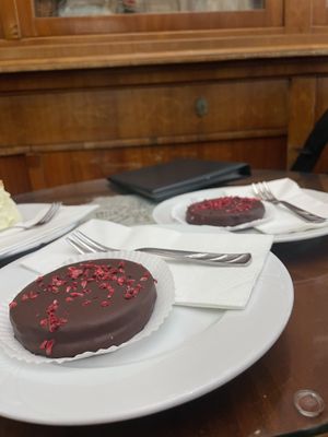   at Ruszwurm Cukrászda in Budapest