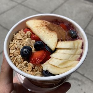 Granola and Fresh Fruit Bowl at Canteen in Portland