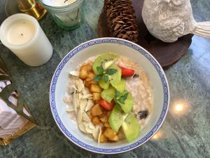 Breakfast 🥰 at Na Vayla Paplern-Vegan Restaurant in Bangkok