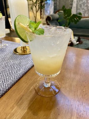Ginger drink  at Na Vayla Paplern-Vegan Restaurant in Bangkok