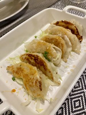 Gyoza  at Na Vayla Paplern-Vegan Restaurant in Bangkok