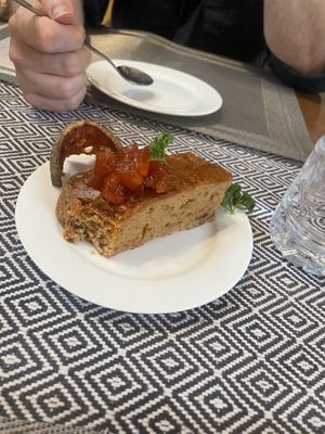 Delicious cake!  at Na Vayla Paplern-Vegan Restaurant in Bangkok