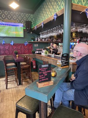 Inside  at Stag and Thistle in Glasgow