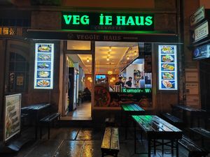 Entrance at Veggie Haus in Dresden