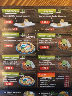 Vegan options at Veggie Haus in Dresden