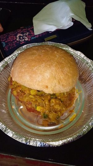 Signature Burger at Vegan Vibes in St Georges