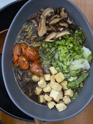 Ramen made vegan  at Ama  in Hanalei