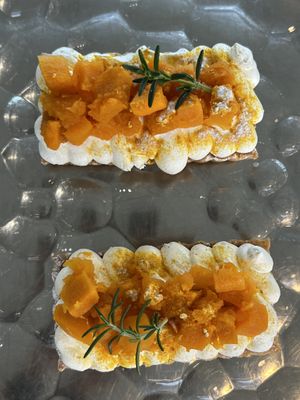 pumpkin pie  at orrrn in Jeju