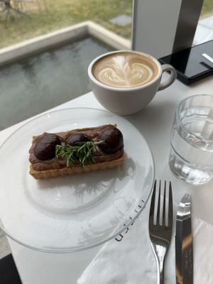 Chestnut pie   at orrrn in Jeju
