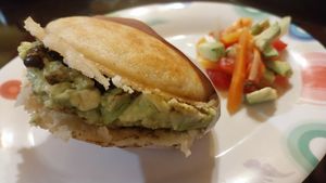 Arepa at Mindo Obansi in Mindo