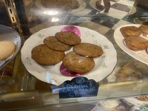 Vegan coconut chocolate chip cookies   at Kitty Korner Cafe in Barre