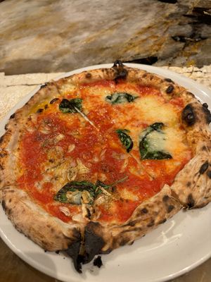   at pizza marumo in Tokyo