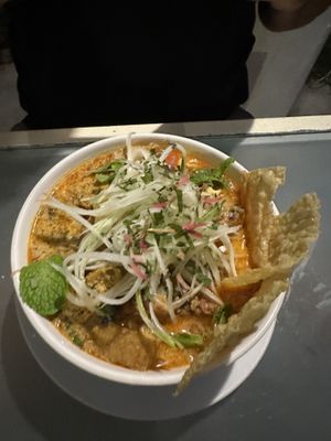Vegan Laksa  at Fat Cupid in Langkawi