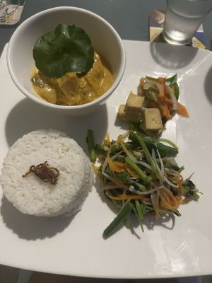 Vegan Rendang with Jackfruit  at Fat Cupid in Langkawi