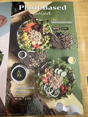 Plant based salads- not sure if vegan   at Jone's Salad in Bangkok