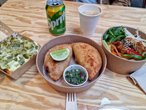 Dirty Fries, Empanadas, Pho at Salt N Fire in Inverness