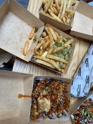 Dirty fries  at Salt N Fire in Inverness