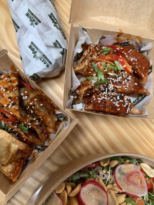 Won tons   at Salt N Fire in Inverness