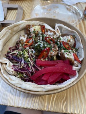 Cauli bowl  at Salt N Fire in Inverness
