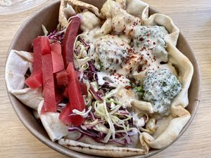 Cauliflower bowl   at Salt N Fire in Inverness