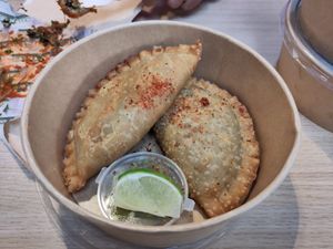 Empanadas (huge!) at Salt N Fire in Inverness