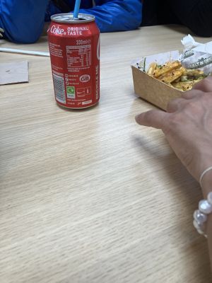 Coca-Cola that my mum ordered.  at Salt N Fire in Inverness