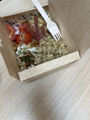 A Buddha bowl my sister ordered.  at Salt N Fire in Inverness