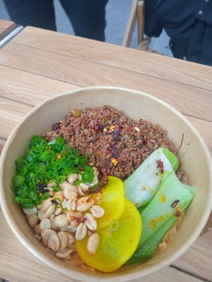 Asian noodles at Salt N Fire in Inverness