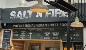 Menu at Salt N Fire in Inverness