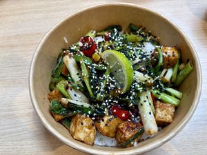 The not-really-spicy pad kra poa was still good    at Salt N Fire in Inverness