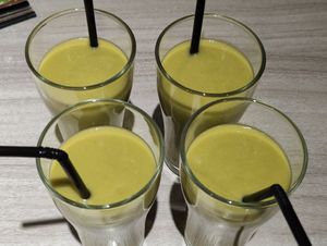 Avocado juice at Fortunate Taste Vegetarian Restaurant 幸福蔬食餐廳 in 