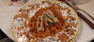 Vegan pasta bolognese (main) at BASTA Urban Italian in Borlaenge