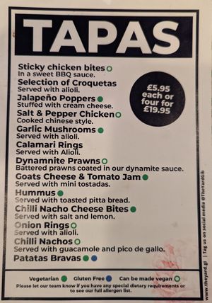  at The Yard - Maybe closed in 