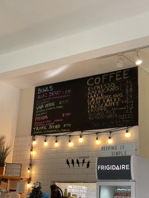 Menu #Veganuary at Epic Surf Cafe in Christ Church