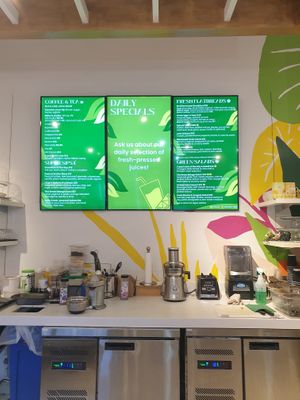 Main menu at Mindful Market in Bridgetown
