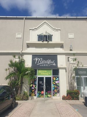 Outside at Mindful Market in Bridgetown