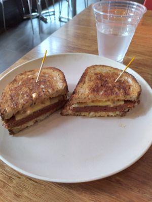Rueben on Rye at Veggie Grill by Next Level in Portland