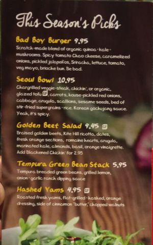 Don't try Seoul Bowl with Steak, rest are okay at Veggie Grill by Next Level in Portland