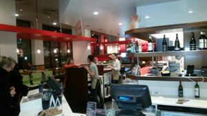 inside at Veggie Grill by Next Level in Portland