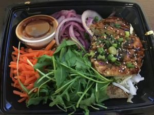 Seoul Bowl with Chickin' at Veggie Grill by Next Level in Portland