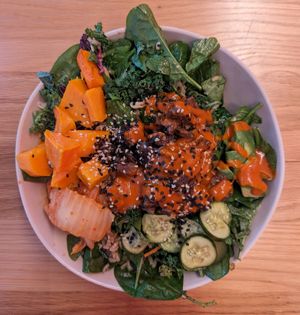 Kimchi Beef Bowl at Veggie Grill by Next Level in Portland
