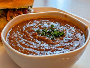 Housemade Lentil Soup at Veggie Grill by Next Level in Portland
