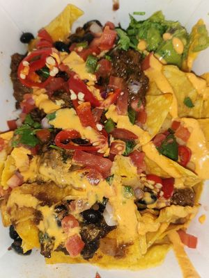 Nachos at Veggie Grill by Next Level in Portland